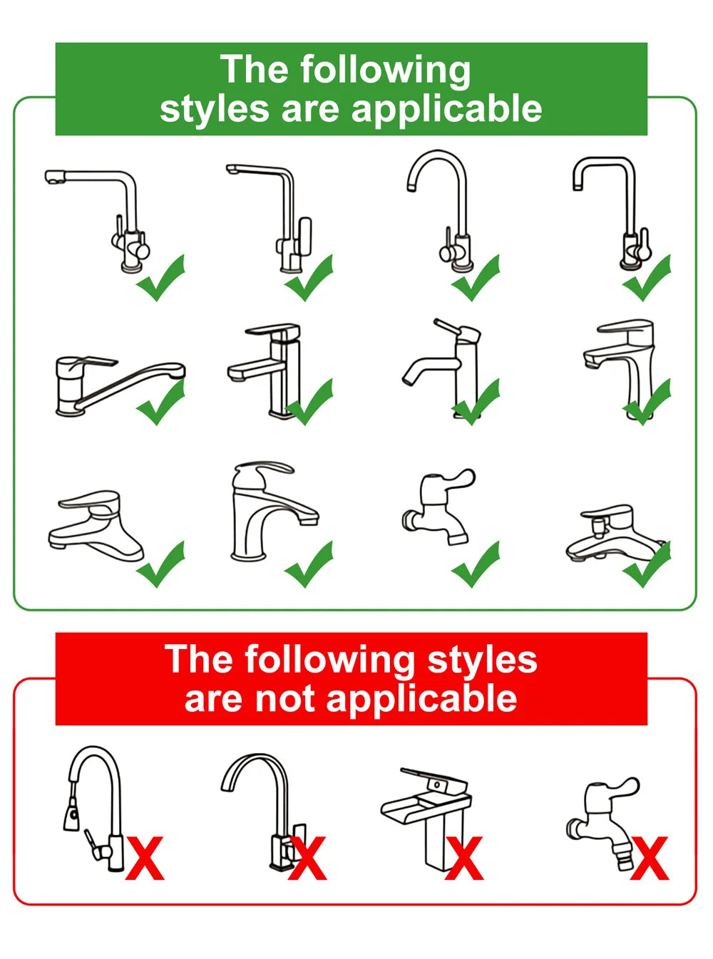 Universal 1080 °Swivel Robotic Arm Swivel Extension Faucet Aerator Kitchen Sink Faucet Extender Mixer Tap Nozzle Water Flow Mode