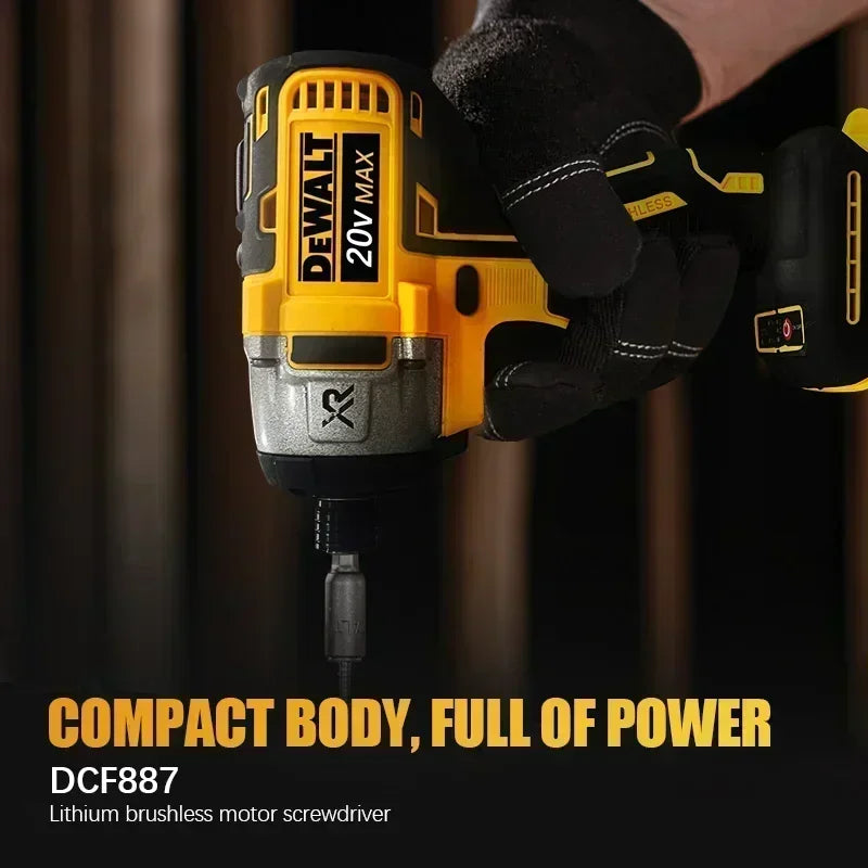 Dewalt DCF887  Brushless Electric Impact Driver Cordless Screwdriver Electric Impact Drill For Dewalt 20V Battery（no battery)
