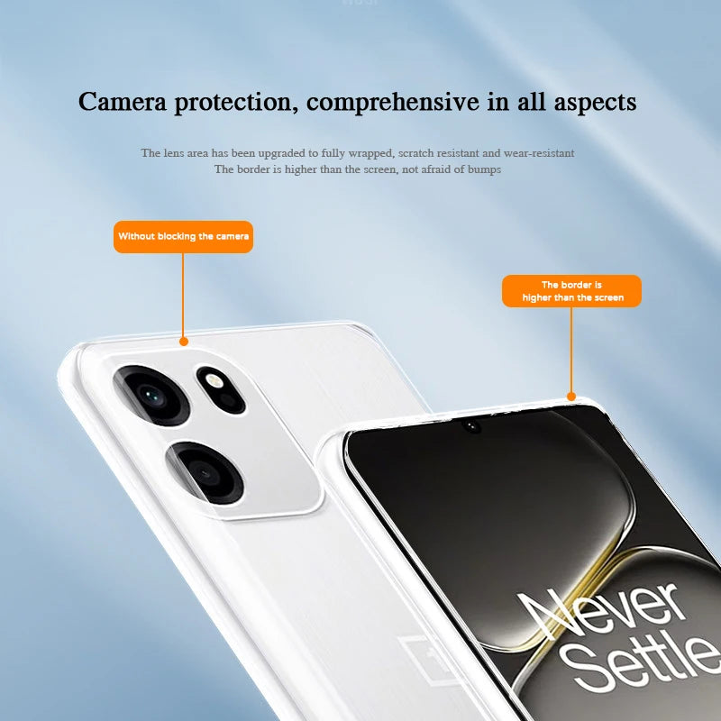 High Qualtiy Thin Phone Case for OnePlus Nord CE6 CE 6 Turbo 6V 5G Soft Silicone Transparent Luxury Back Cover Funda Accessories