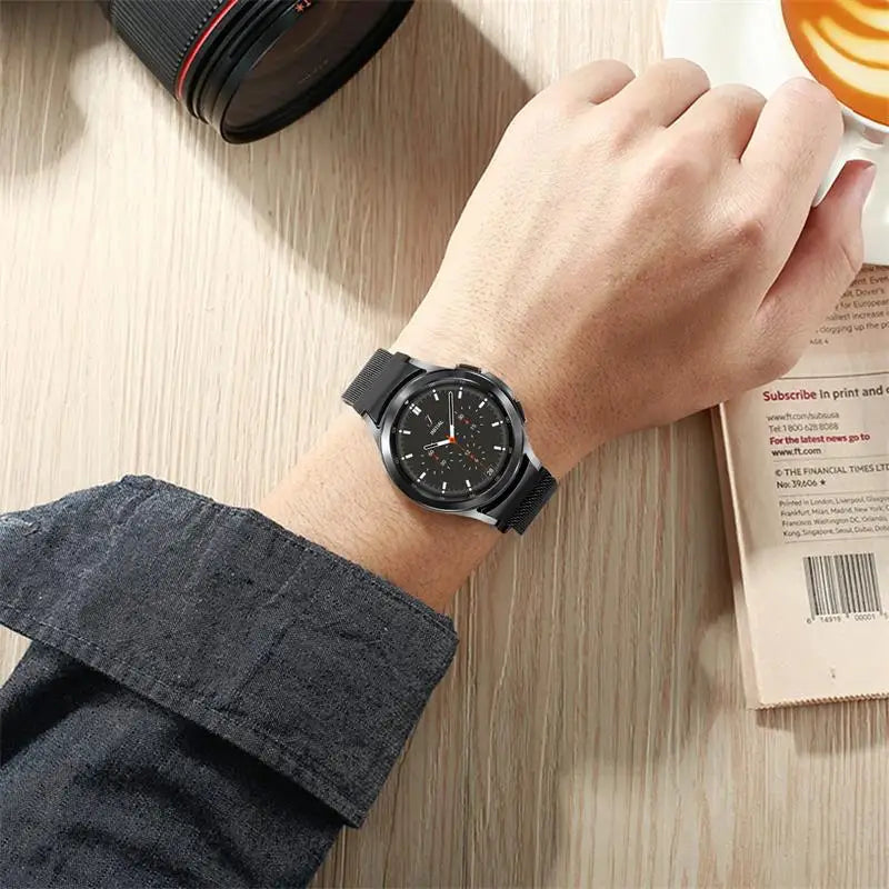 No gap Bracelet for Samsung Galaxy Watch 7 6 5 4 44mm 40mm/6 Classic 47mm 43 46mm Metal Magnetic Strap for Watch 5 Pro 45mm Band