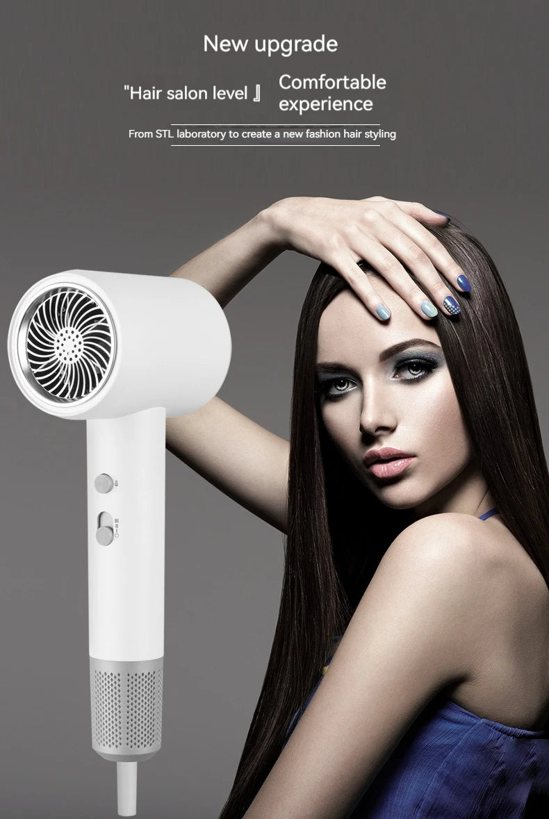 Professional Hair Dryer Hot Cold Wind Air Brush Hairdryer Negative Lonic Blow Dryer Strong PowerDryer Salon Tool 2000W 3th Gear