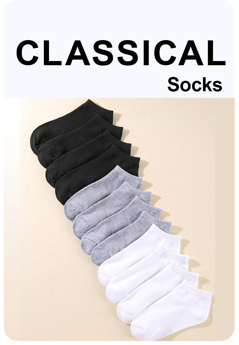 12 Pairs Solid Color Boat Socks Comfortable Breathable High-Quality Men's Business Low Tube Socks Casual Men Slipper Floor Socks