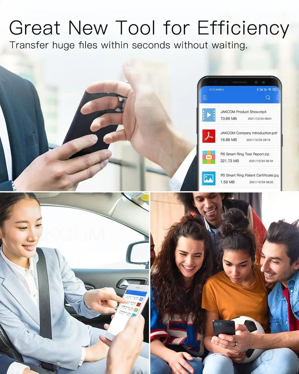 JAKCOM R5 Smart Ring Newer than pc case p12 black shark 4 homekit accessories m3 doorbell earphone watch