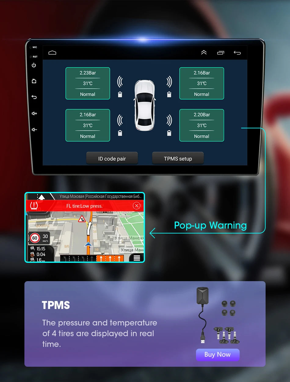 Android 12 Universal Car Radio for Nissan Kia Honda Toyota VW Multimedia Video Player 2Din Carplay GPS Navigaion 9/10" Head Unit