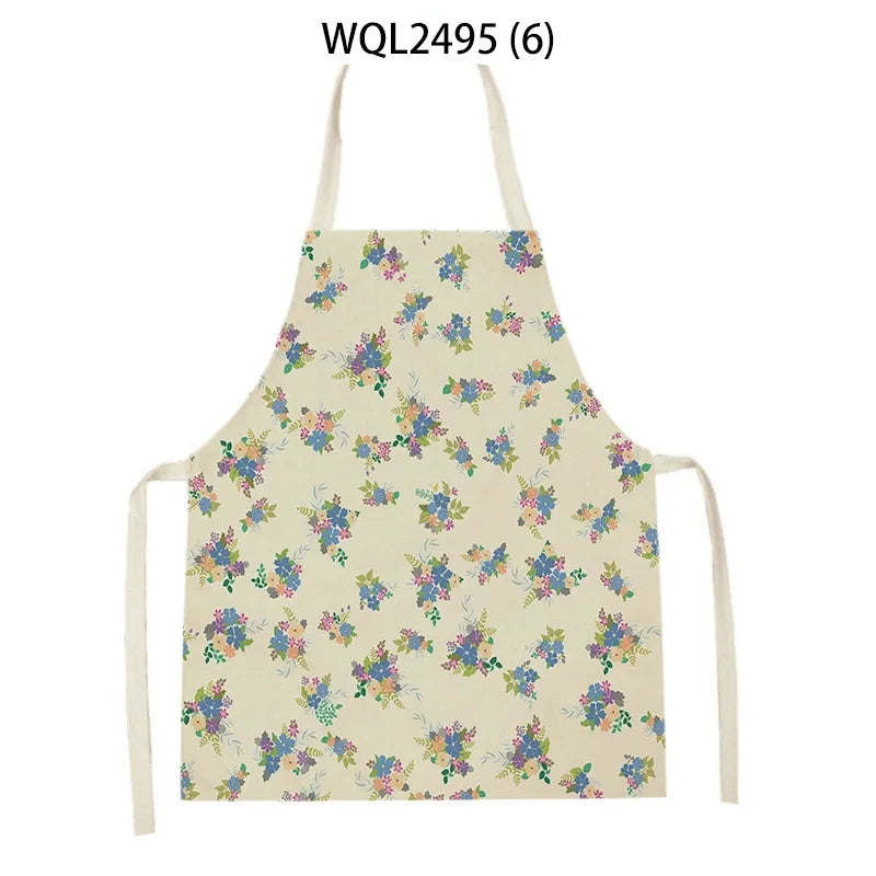 Plant Apron Kids Apron Kitchen Household Item Aprons Adult Hair Pinafore Custom Logo Kitchen Supplie Tablier Aprons 55-68cm