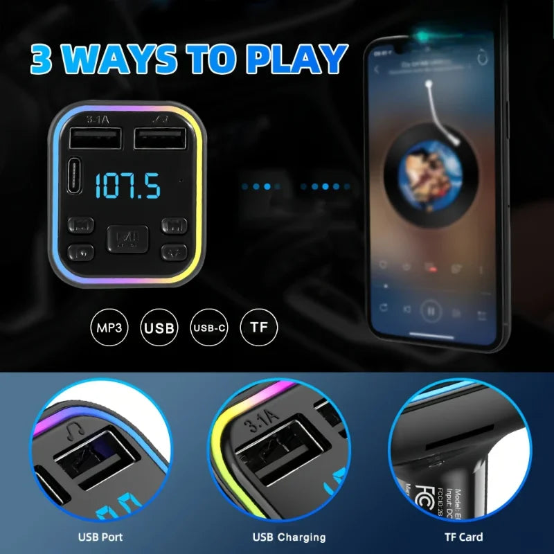 Car mounted Bluetooth MP3 player