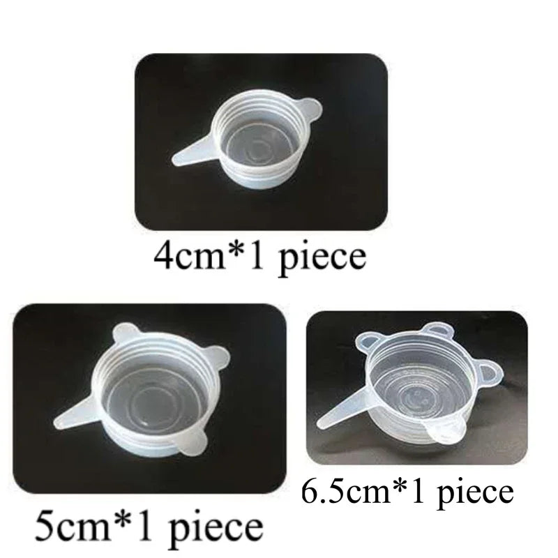 16 Sizes Silicone Stretch Lids Universal Lid Silicone Bowl Pot Lid Silicone Cover Pan Cooking Food Fresh Cover Microwave Cover