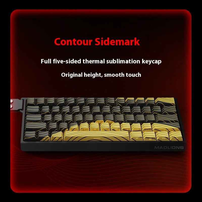Madcatz Mad60 Mad68 HE 8k Mechanical Keyboard Magnetic Switch Wired 60% 68% Gaming Keyboards Rapid Trigger Customs Keyboards