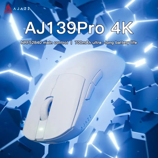 NEW Ajazz AJ139PRO 4K Wireless Mouse 4000HZ 26000dpi Wired Gaming Mouse PAW3395 for Gaming Laptop PC Optical