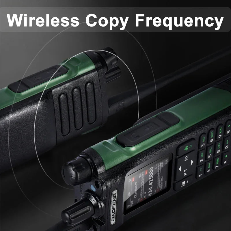 Baofeng UV 32 Walkie Talkie 10W GPS Bluetooth Programming Wireless Copy Frequency Multi Band USB-C FM AM Ham Radio Updated UV25M