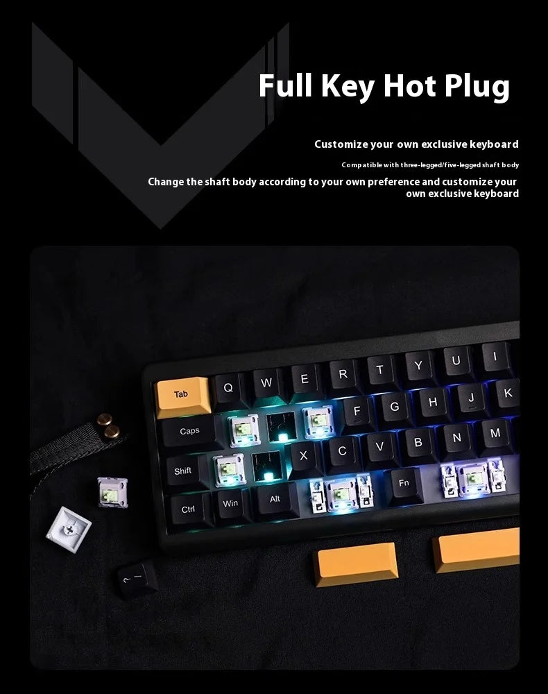 Epomaker Th40 Via Ultra-Compact 40% Layout Hot-Swappable Gasket-Mounted Wired/Bluetooth/2.4g Wireless Mechanical Keyboard