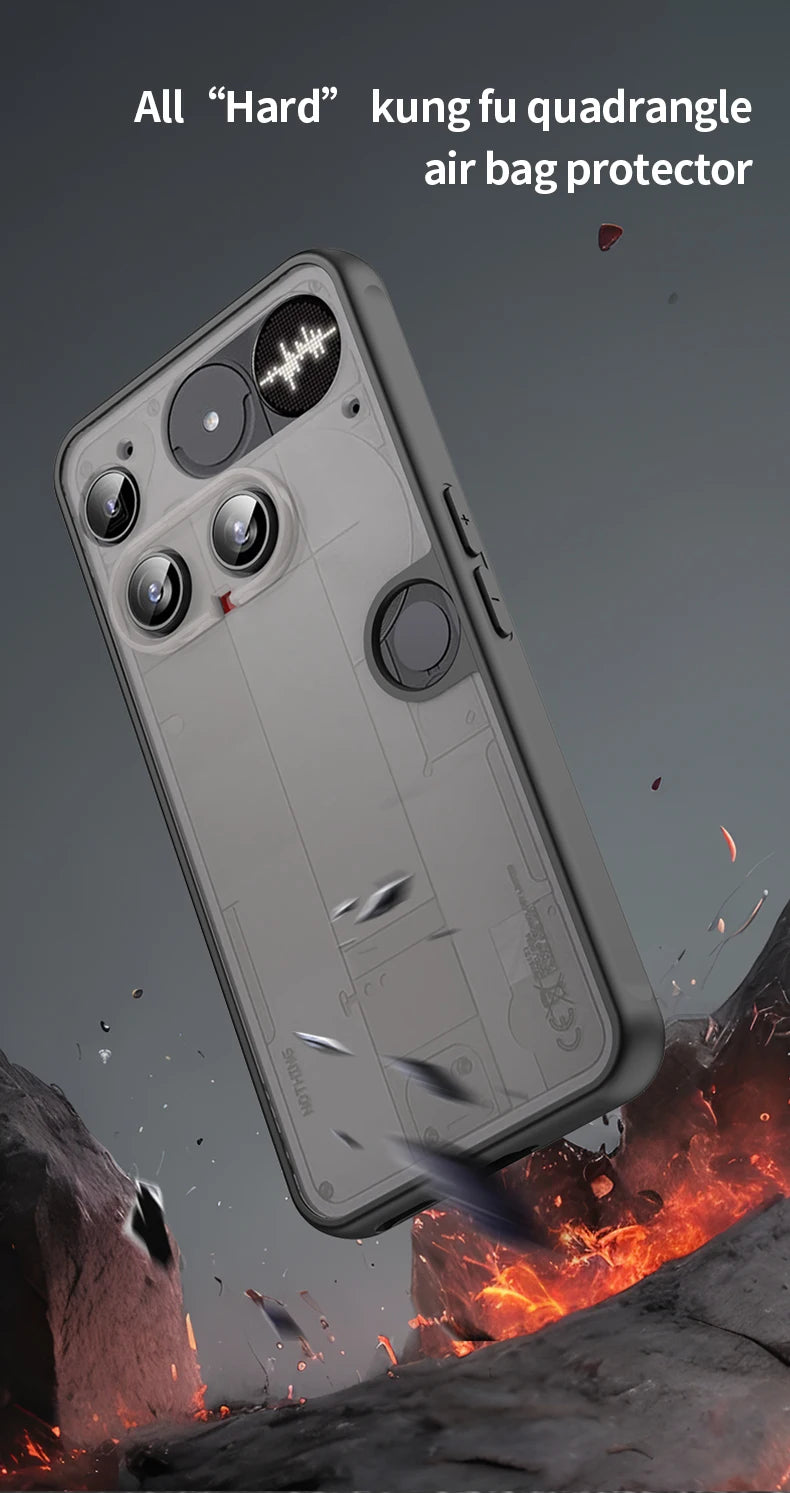 New!!! Elegant and Fashionable Armor Bumper Shockproof Phone Case For Nothing Phone 3 Silicone Hard Cover