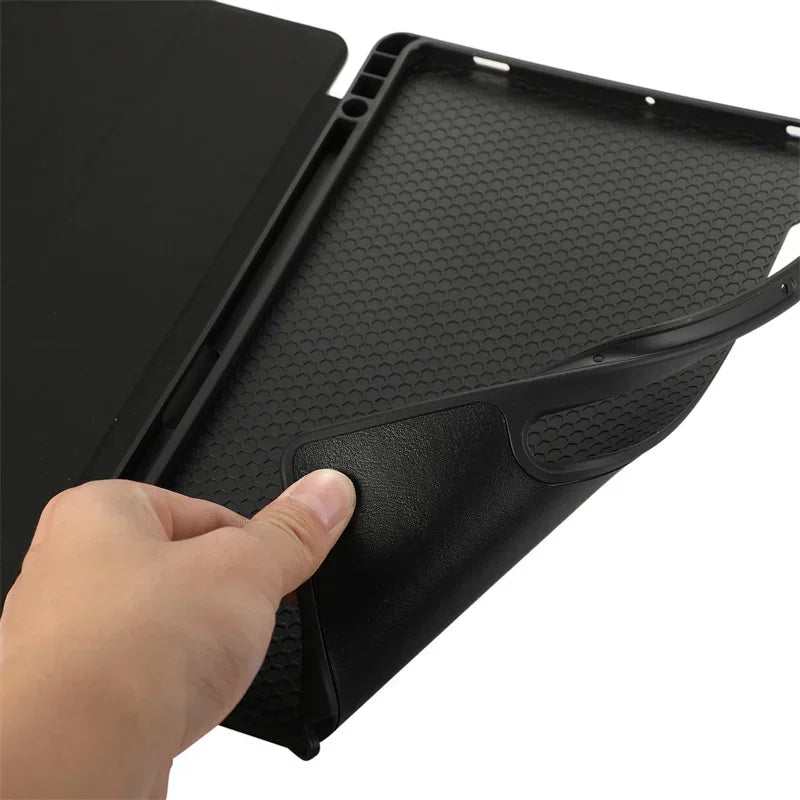 Funda For Samsung Galaxy Tab S9 FE Case 10.9" PU Leather TPU Back Stand Tablet For Galaxy Tab S9 Fe Plus S9 Case with Pen Holder