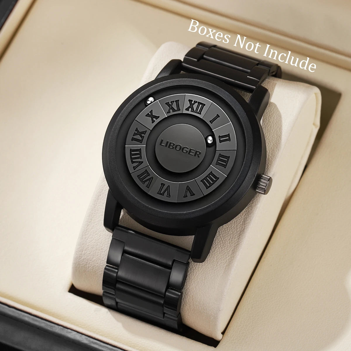 Fashion Magnetic Suspension Men Sports Watches Casual Mens Quartz Wristwatches Reloj Hombre（Without Box）