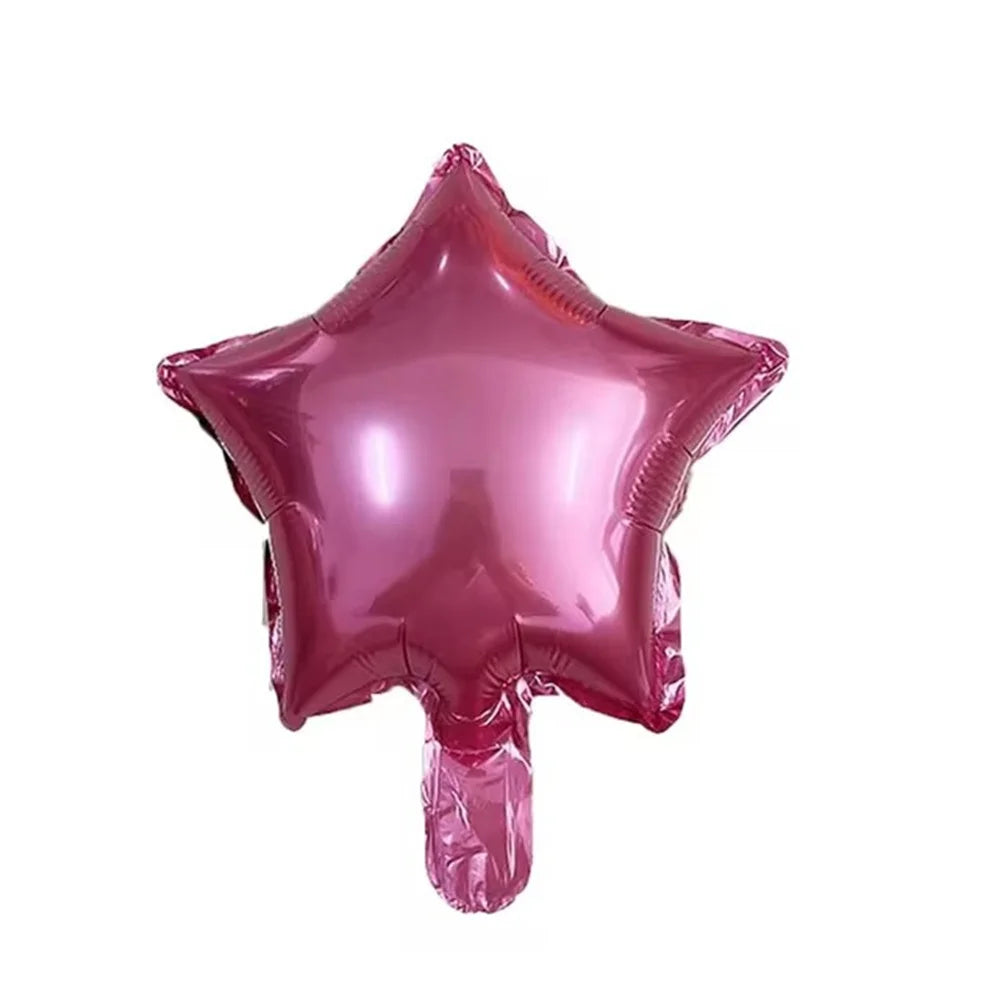 10pcs/Lot 10 Inch Five-pointed Star Foil Balloon Baby Shower Wedding Children's Birthday Party Decorations Kids Balloons Globos