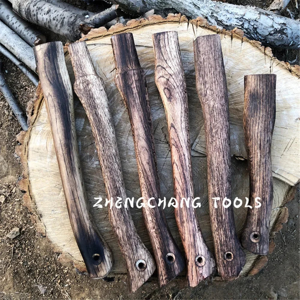 Carbonized Wood Axe Handle 27-43 Cm Outdoor Camping Tomahawk for Tomahawk Tomahawk Survival Gear Outdoor Camping