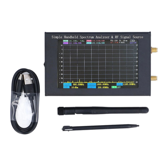 Frequency Analyzer Spectrum Analyzer 35MHz To 6000MHz 4.3 Inch Color Screen Handheld Spectrum Analyzer and  Generator