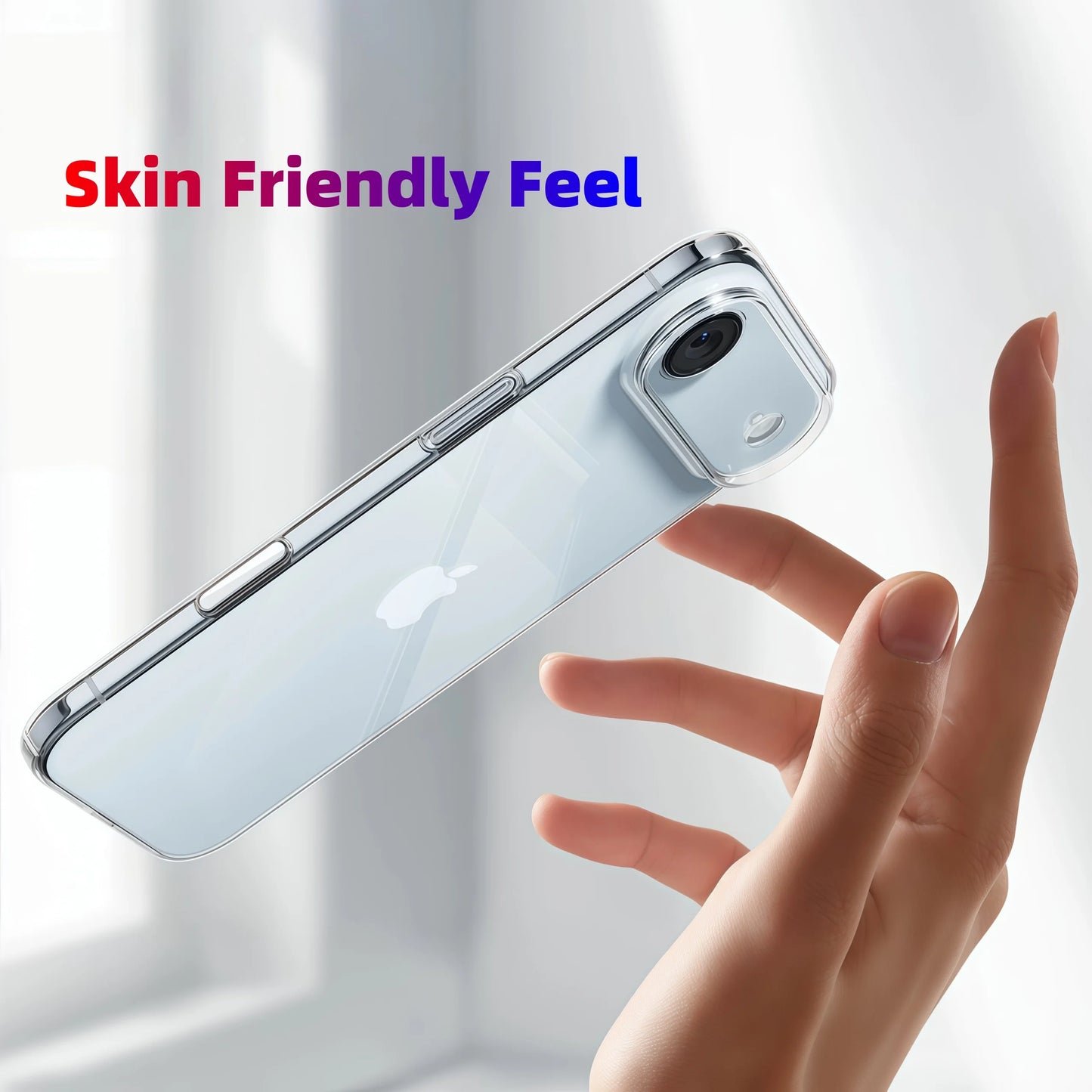 Clear TPU Case for iPhone Air ,Ultra Slim, Shockproof, Anti-Yellowing, Scratch-Resistant , Enhanced Grip-Transparent