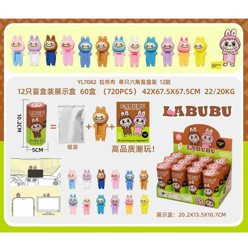 Hot Sale 12pcs Disney Stitch Blind Box Labubu Sanrio Figures Angel Nake Body Cupido Kewpie Doll Pvc Figure Phone Decor Toy Gifts