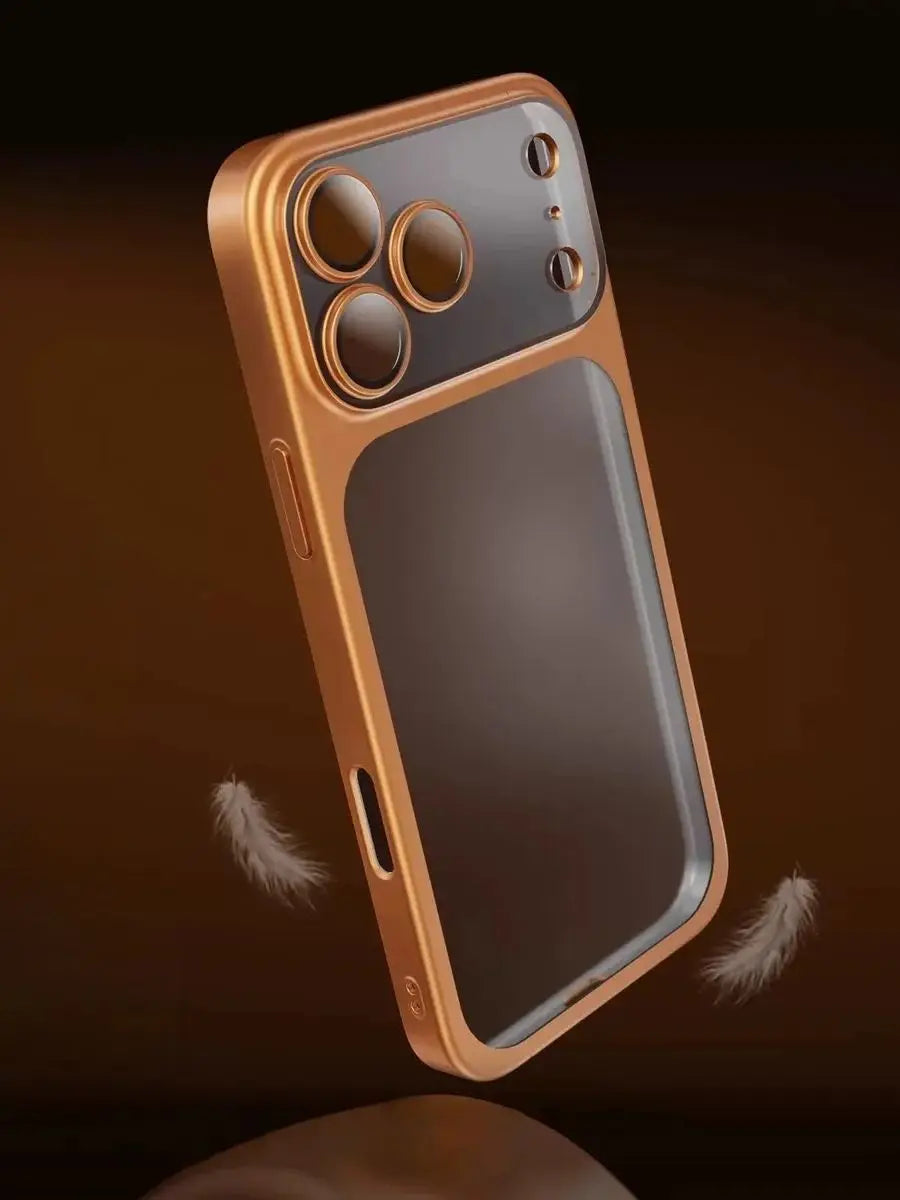 Official Cosmic Plating Frosted Translucent Thin Phone Case For iPhone 17 Pro Max/17/17Pro/Air Series Bumper Cover