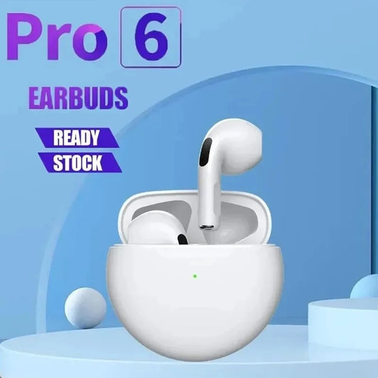 Air Pro 6 TWS Wireless Headphones with Mic Fone Bluetooth Earphones Sport Running Headset for Apple iPhone Xiaomi Pro6 Earbuds