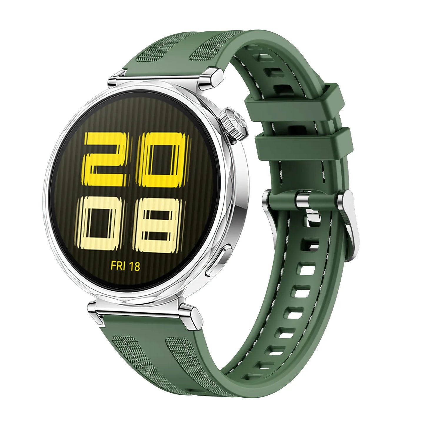 Official 18mm Nylon Strap For HUAWEI WATCH GT 5 4 41mm/Watch 5 Pro 42mm Composite Silicone Band Bracelet