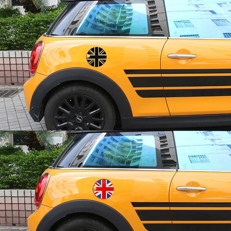 Gas Fuel Tank Cap Stickers Cover Car Sticker Decals  for Car Mini Cooper Clumban F55 F56 R55 R56 R60 R61 Car Styling 11CM