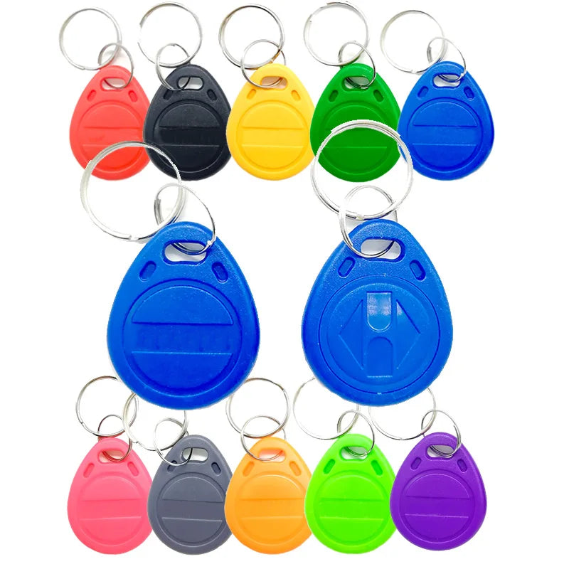 100pcs T5577 EM4305 Rewritable 125KHz RFID Tag Writable Rewrite Duplicate Copy EM4100 Card Key Fob Proximity ID Token Keyfobs