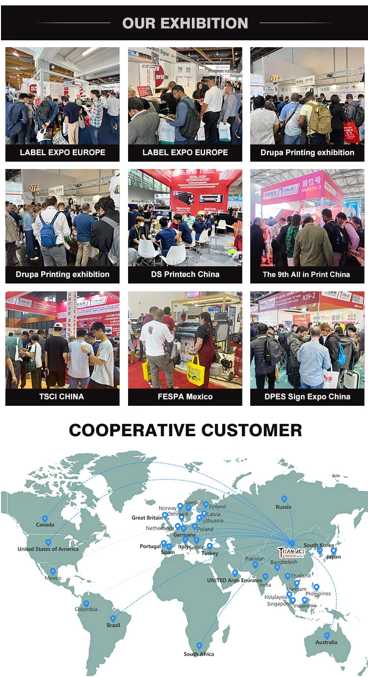 Powder Shaking with Purifier DTF Printer T-shirt Printing Machine DTF Printer Double Epson Head.