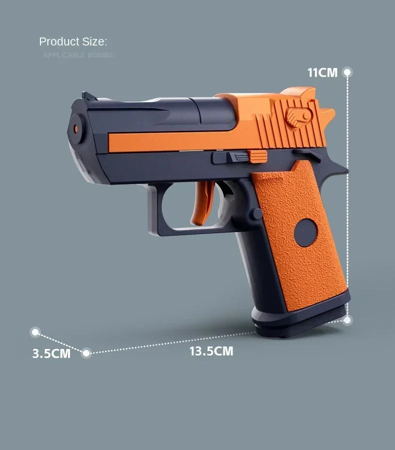 Desert Eagle Large Water Gun Capacity High Voltage Linkage Continuous Fire Glock Summer Water Battle Beach Children's Water Gun