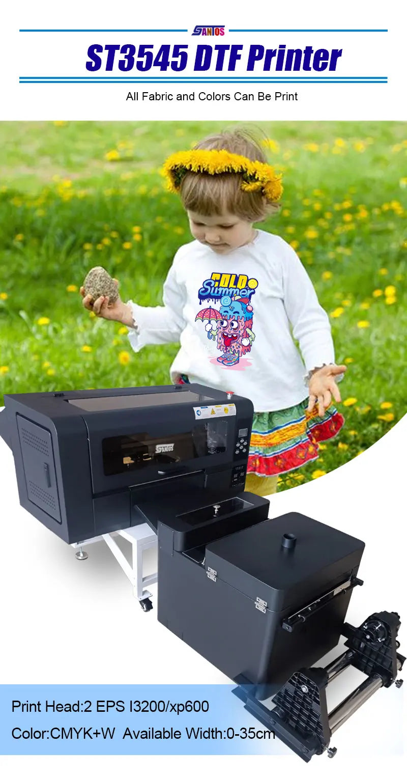 wholesale price 30cm dtf printer T-shirt Hoodie heat transfer A3 dtf printing machine with shaking OVEN