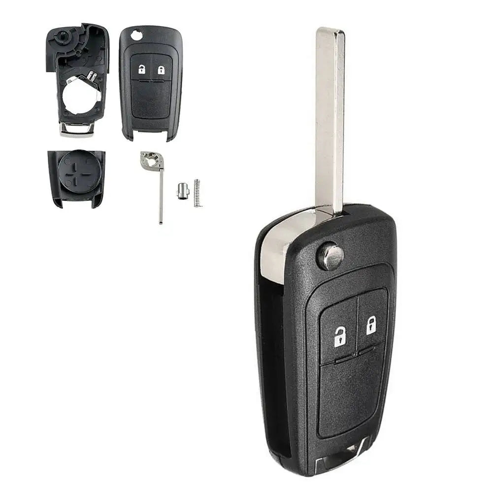 Car Key Shell For Chevrolet For Cruze 10-13 Orlando Key Case 2 Button Replace Key Remote Case Car Key Lock Accessories Parts