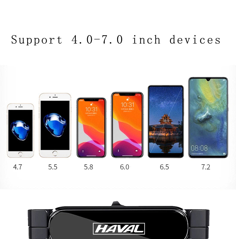 Car Phone Holder For Haval Dargo 2021 2022 2023 Car Styling Bracket GPS Stand Rotatable Support Mobile Accessories