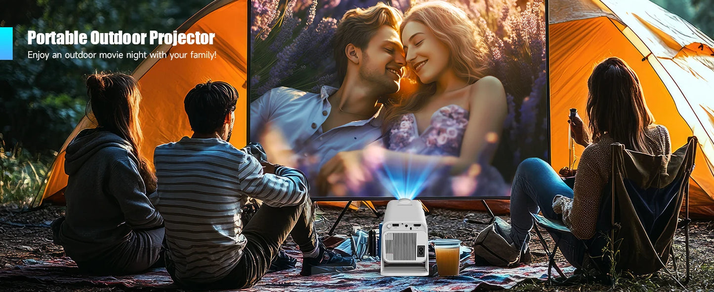 Magcubic Netflix Officially Licensed Android 13 HY320 NTV Mini Projector With Amlogic S950D4 1080P 500ANSI Dual WiFi BT5.2 Voice