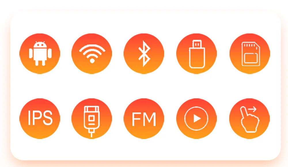 10.1" HD 1280*800 Android 13 Car Headrest Monitor Tablet For Back Seat Multimedia Apple Carplay Ambient Lights BT SD HDMI-Input