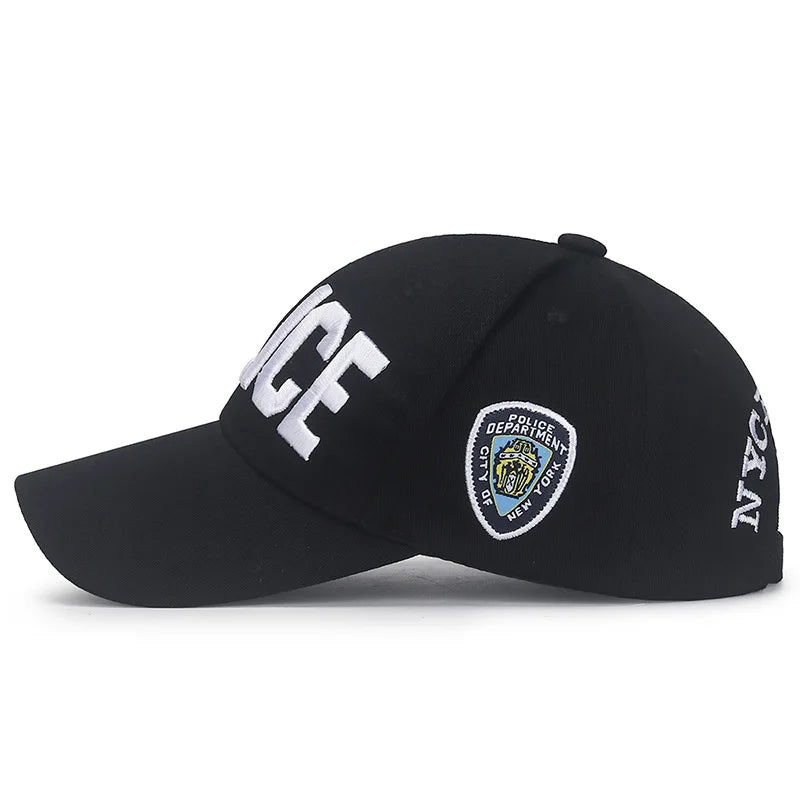 Embroidered Baseball Cap European American Style Performance Props Cosplay Accessory Peak Cap