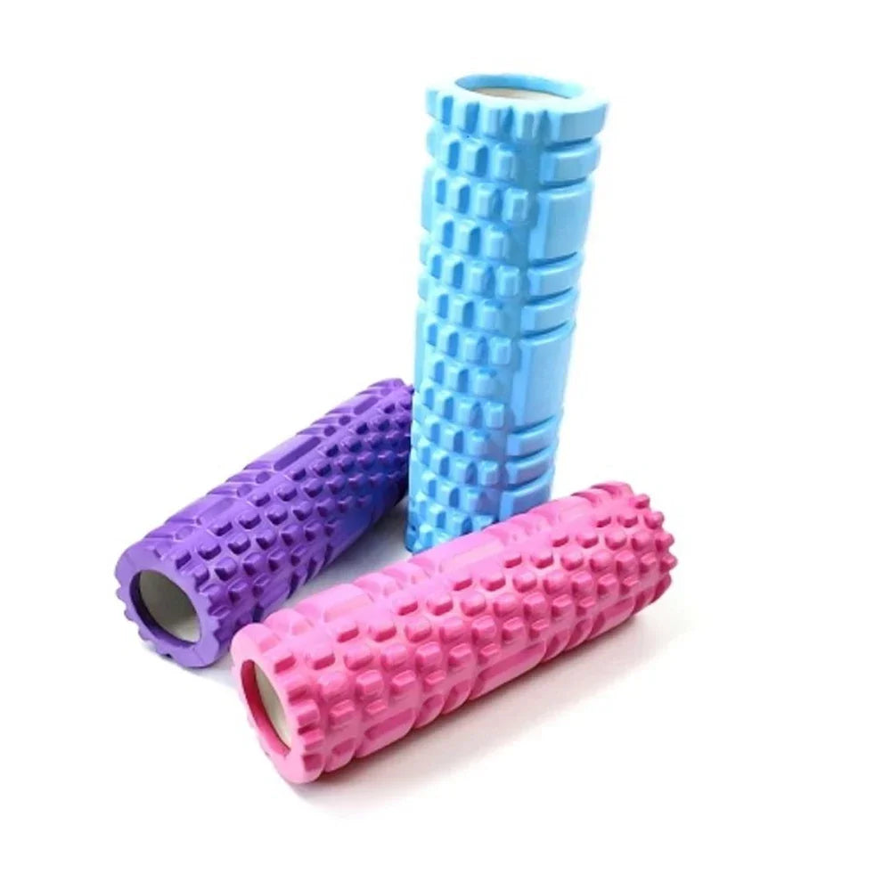 1pc Foam Massage Roller, Hollow Yoga Column Fitness Equipment for Muscle Massage, Physiotherapy and Sports Rehabilitation Rolle
