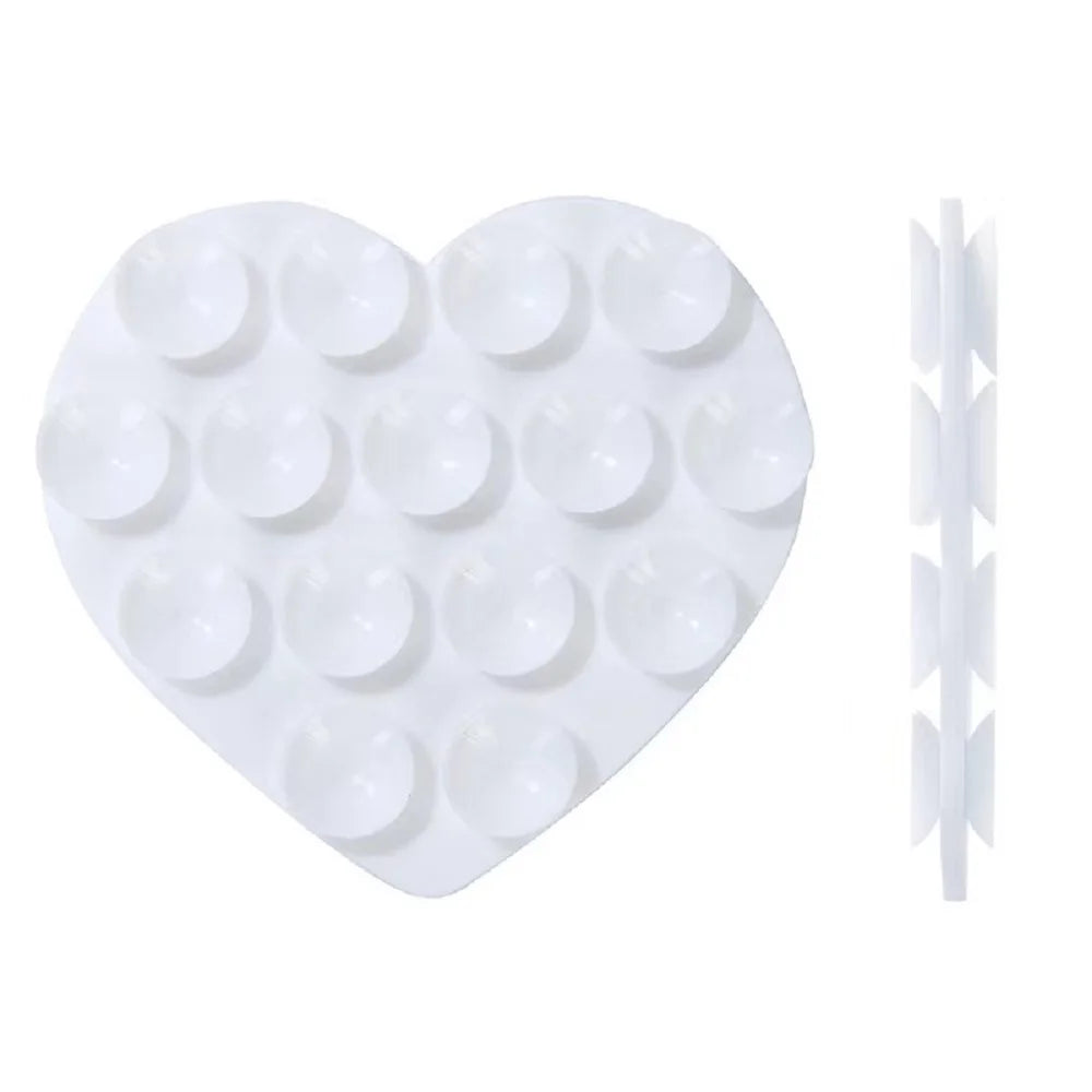 Silicone Heart Bag Bracket Retractable Folding Mobile Phone Bag Bracket Available In A Variety Of Colors