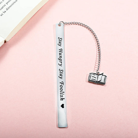 Cultural and creative minimalist text bookmark, compact and portable student birthday gift or Teacher's Day gift.