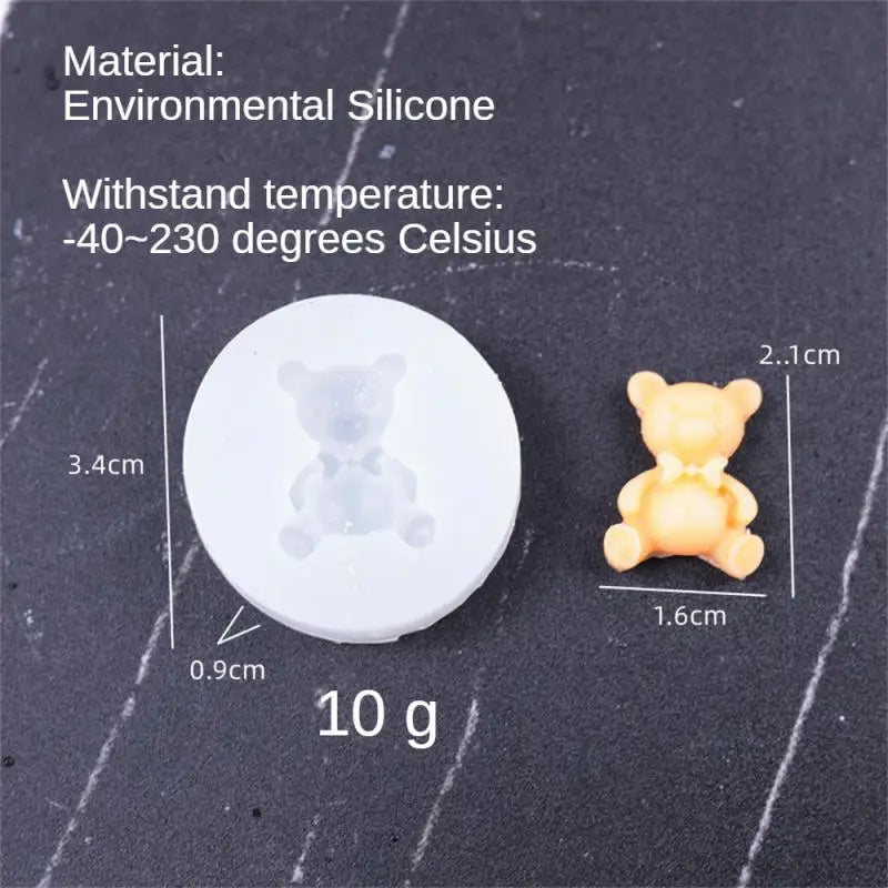 New Mini Bear Design Silicone Mold Cake Decorating Tools Chocolate Fondant Chocolate Sugarcraft Cake Mould Kitchen Bakeware