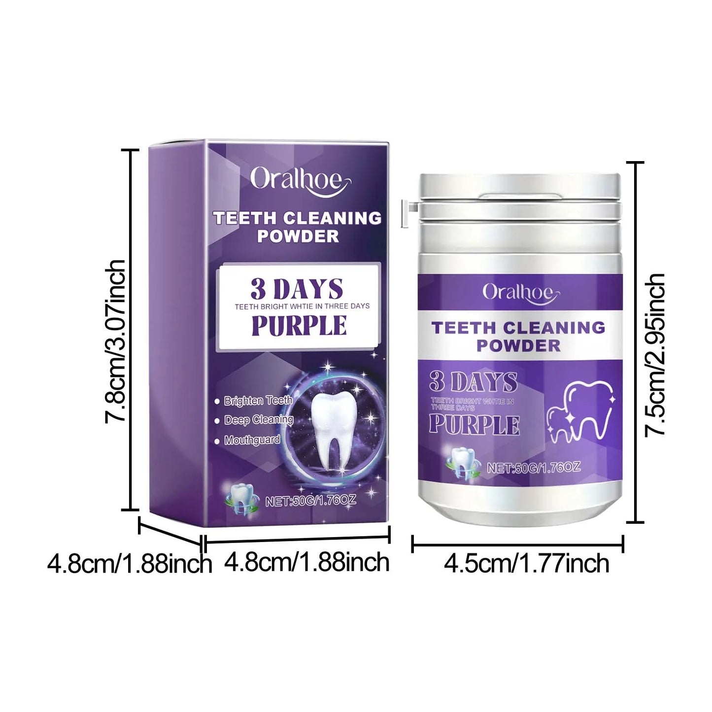 Teeth Whitening Powder Has A Whitening Effect, Which Is Effective For Deep Stains Tooth Whitening Care Product Healthy Gifts