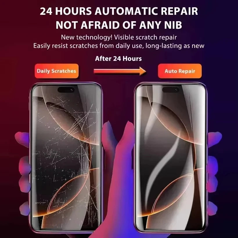 Full Cover Hydrogel Film For iPhone 13 16 14 15 11 12 17 Pro Max Air 16E 12 13 Mini SE 2022 2020 XR XS 7 8 Plus Screen Protector