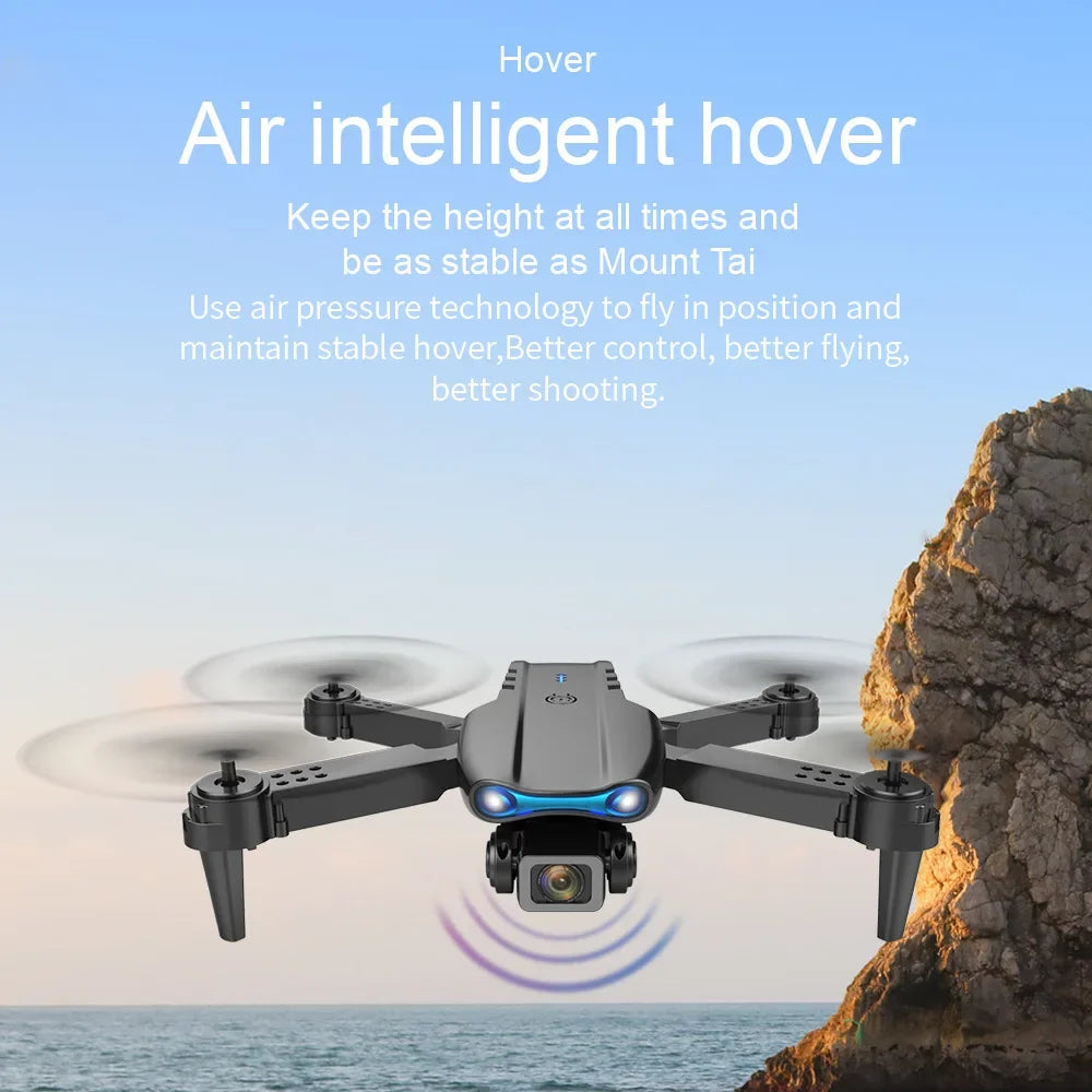 New E99Pro RC Drone 4K Professinal With Wide Angle Dual HD Camera Foldable RC Helicopter 5G WIFI FPV Height Hold Apron Sell