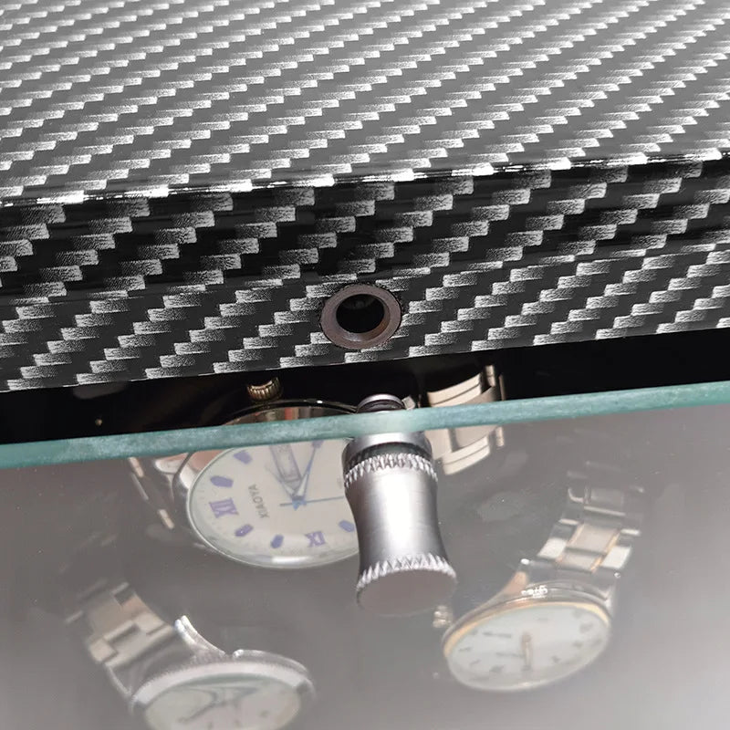 FRUCASE Watch Winder for automatic watches automatic winder for 3 watches 2 Rotation Modes Storage Case Memory Cotton