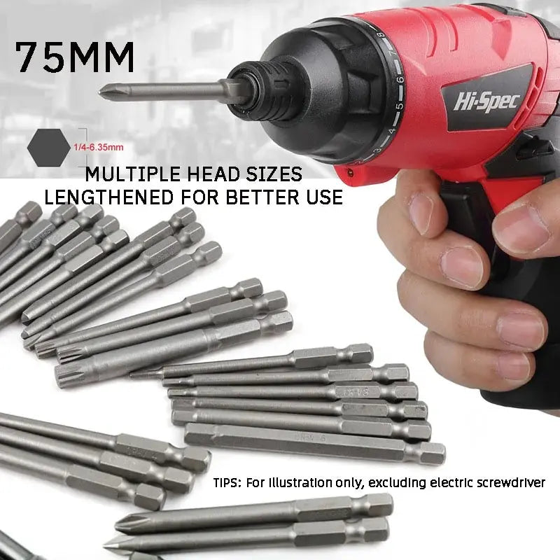 50-in-1 Multi-specification Electric Screwdriver Set Mobile Phone Computer Repair and Dismantling Precision Screwdriver Bit Set