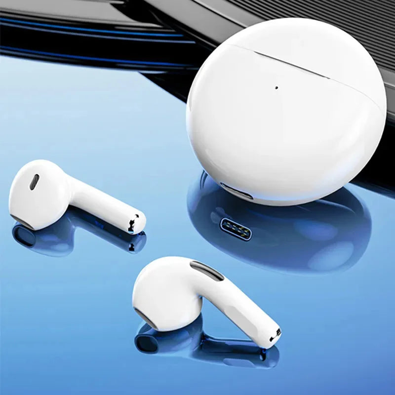 Pro 6 TWS Wireless Bluetooth Earphones with Mic Wireless Headphones Stereo Sport Headset Gamer For iPhone Xiaomi Pro6 Earbuds