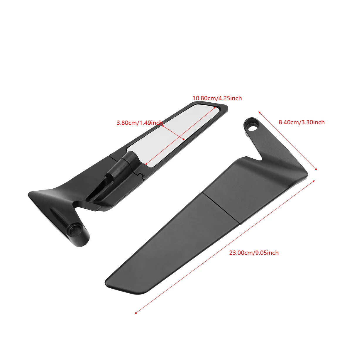 Motorcycle Mirrors Wind Wing Side Rearview Rotate Adjustable Mirrors For Honda YAMAHA MT07 BMW KTM Kawasaki DUKE Accessories