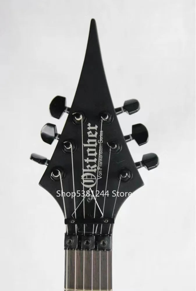 Free transportation of 6-wire electric guitar, matte black paint, rosewood fingerboard, black accessories, tremolo system