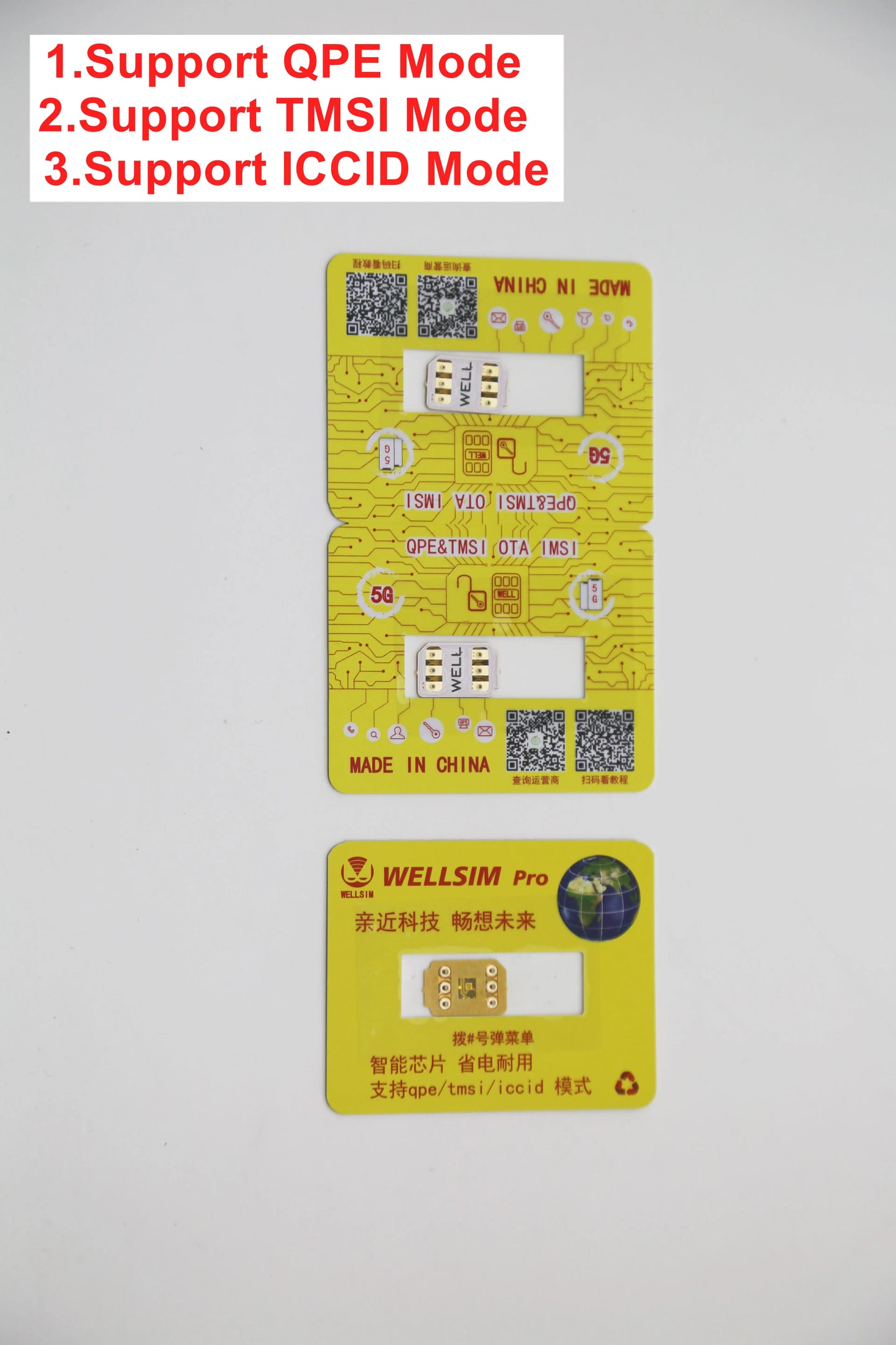 Latest Version Wellsim Pro Single Side Adhesive Universal Card Sticker For Iphone 6 To Iphone 15 Pro Max Stable Unlock Sticker