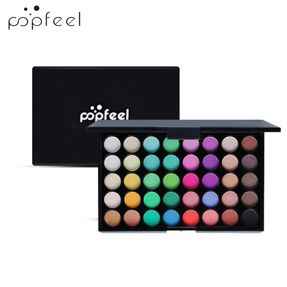 40 Color Highly Pigmented Makeup Palette Long Lasting Blendable Natural Colors Eye Shadow Palette Natural Nude